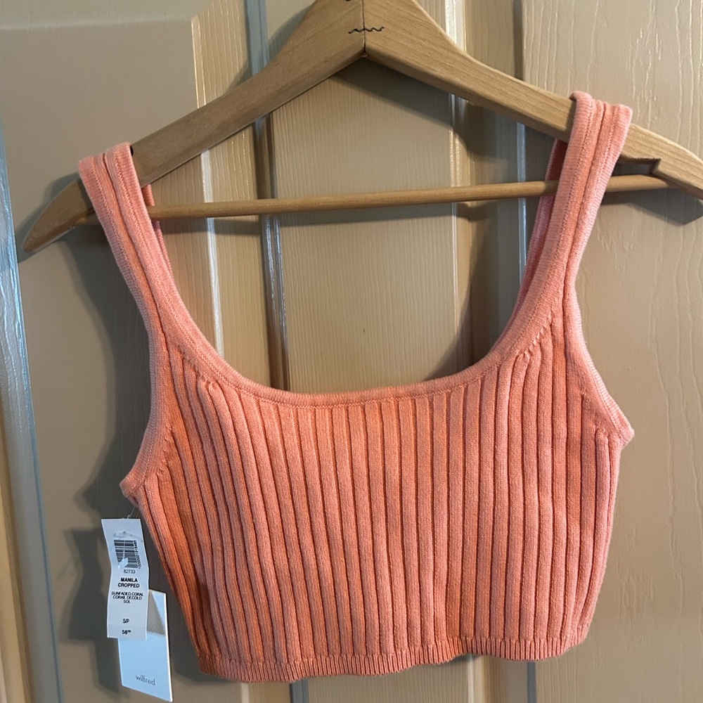 Aritiza/Wilfred, Manila Tank, Sunfaded Coral, Size: S/P